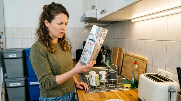 Recyklační značka C/PP 90 na plastovém obalu