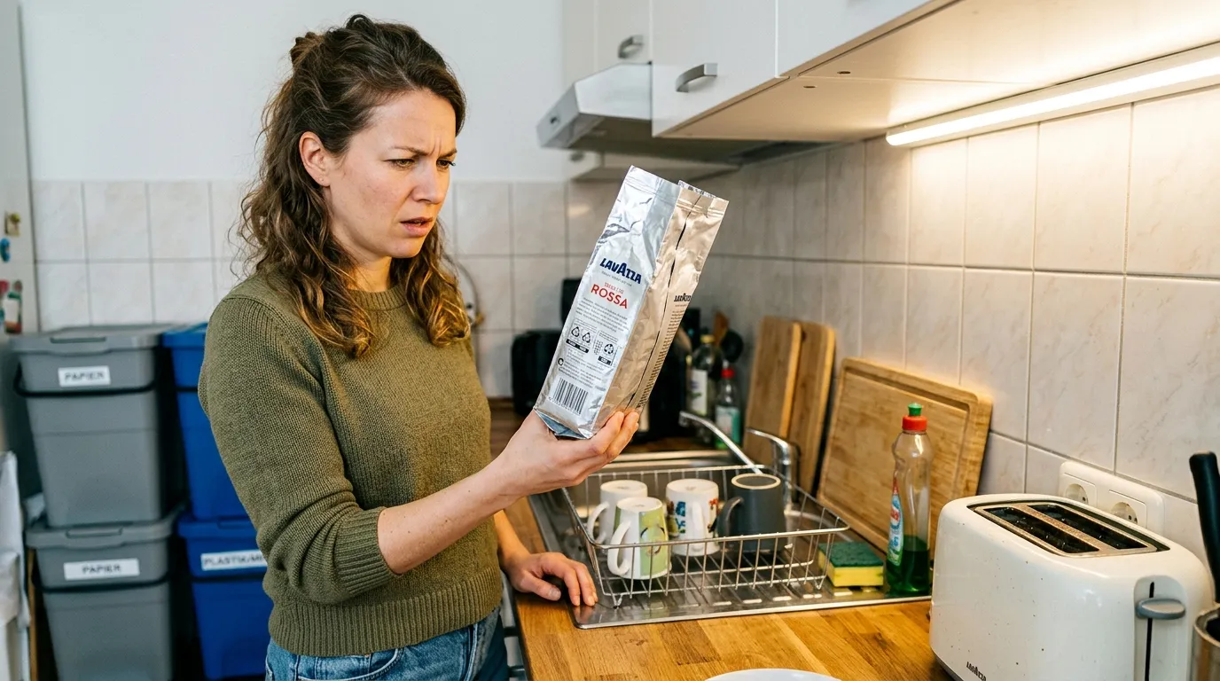 Recyklační značka C/PP 90 na plastovém obalu