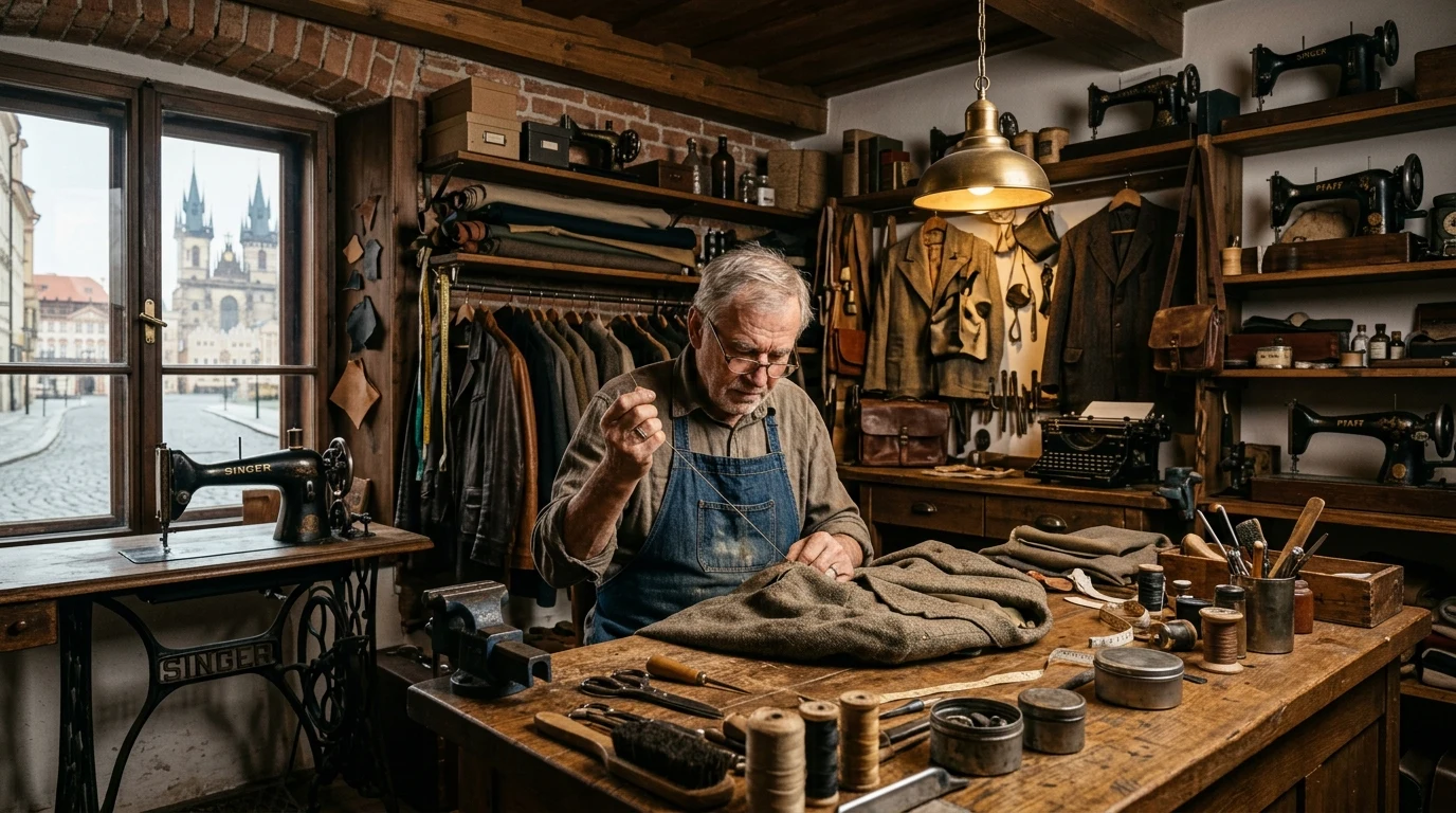 Renovace a oprava retro předmětů a vintage oblečení v Praze
