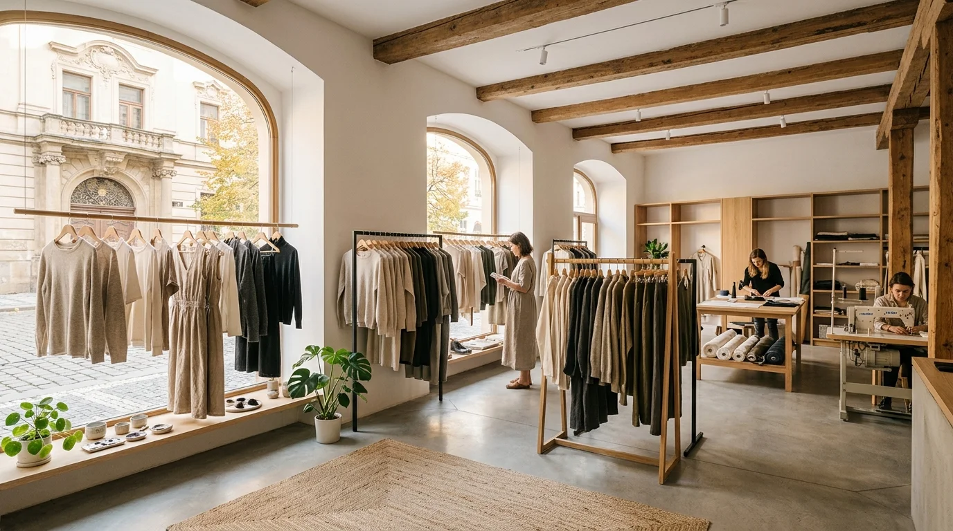 Showroom a atelier ceske udrzitelne mody v Praze