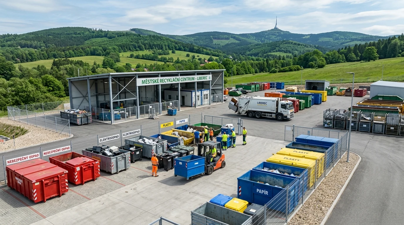 Sběrné a recyklační centrum nebezpečného odpadu v Liberci